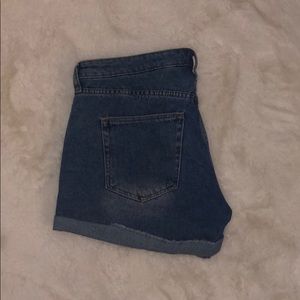Denim shorts